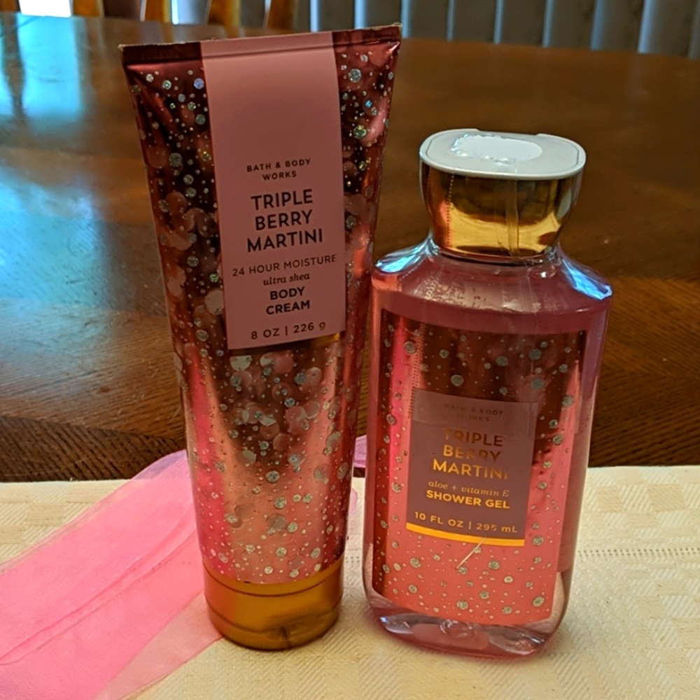 NWT BBW Triple Berry Martini Duo